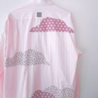Różowa, pastelowa koszula oversize