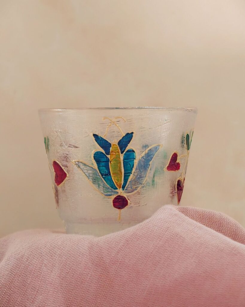 Świecznik z kaszubskim motywem 2