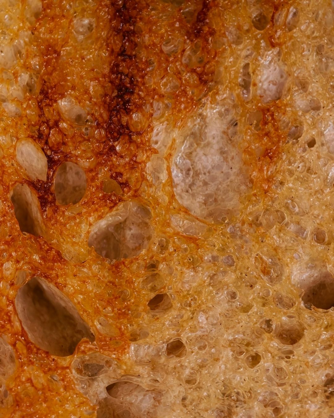 Grillowana kromka chleba na zakwasie
