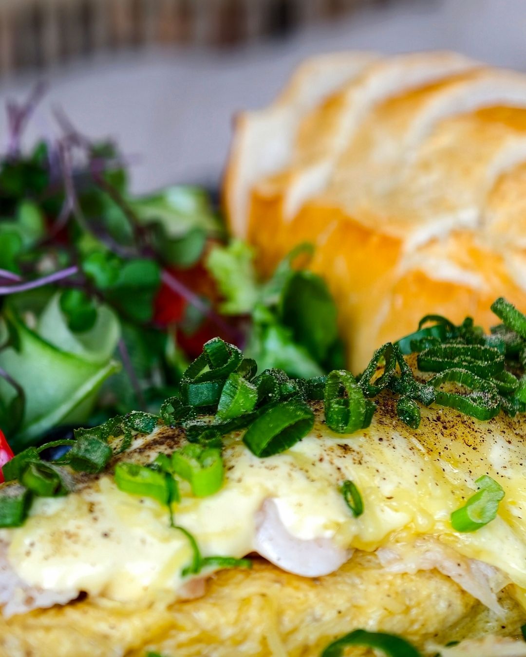 Omlet ze szczypiorkiem