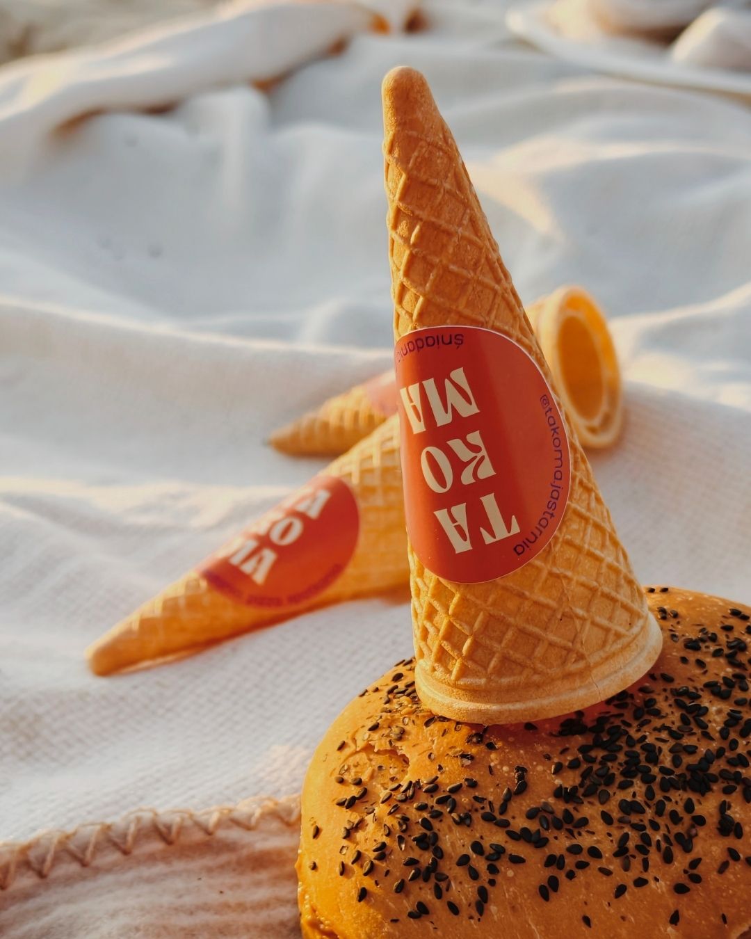 Lody na plaży