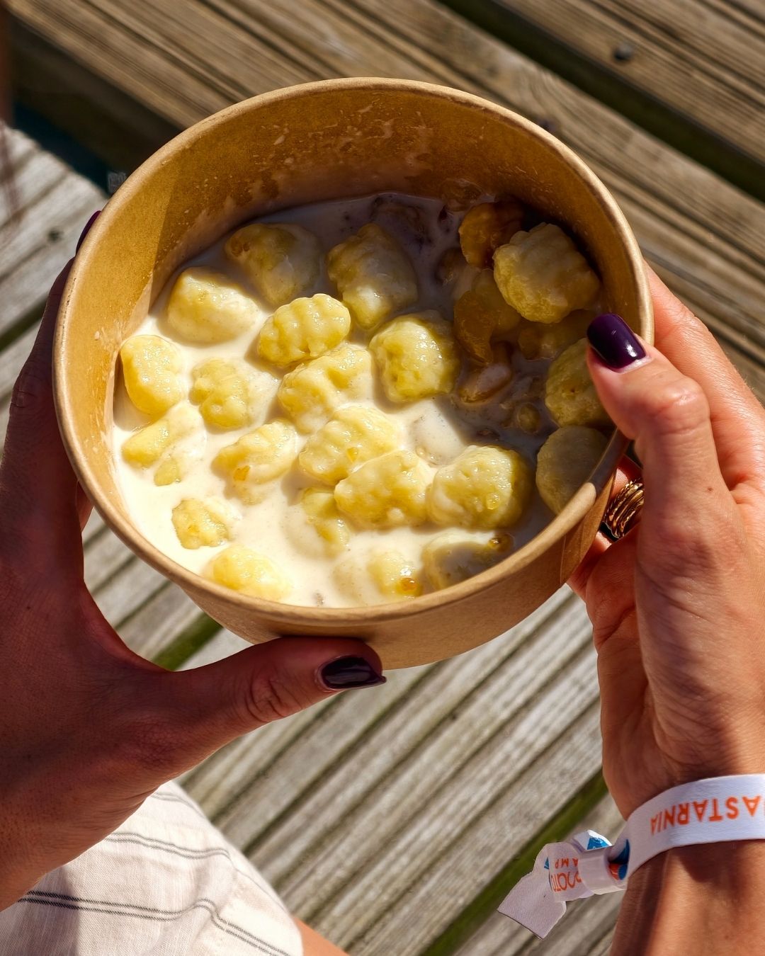 Gnocchi na słodko z kasztanami jadalnymi i miodem