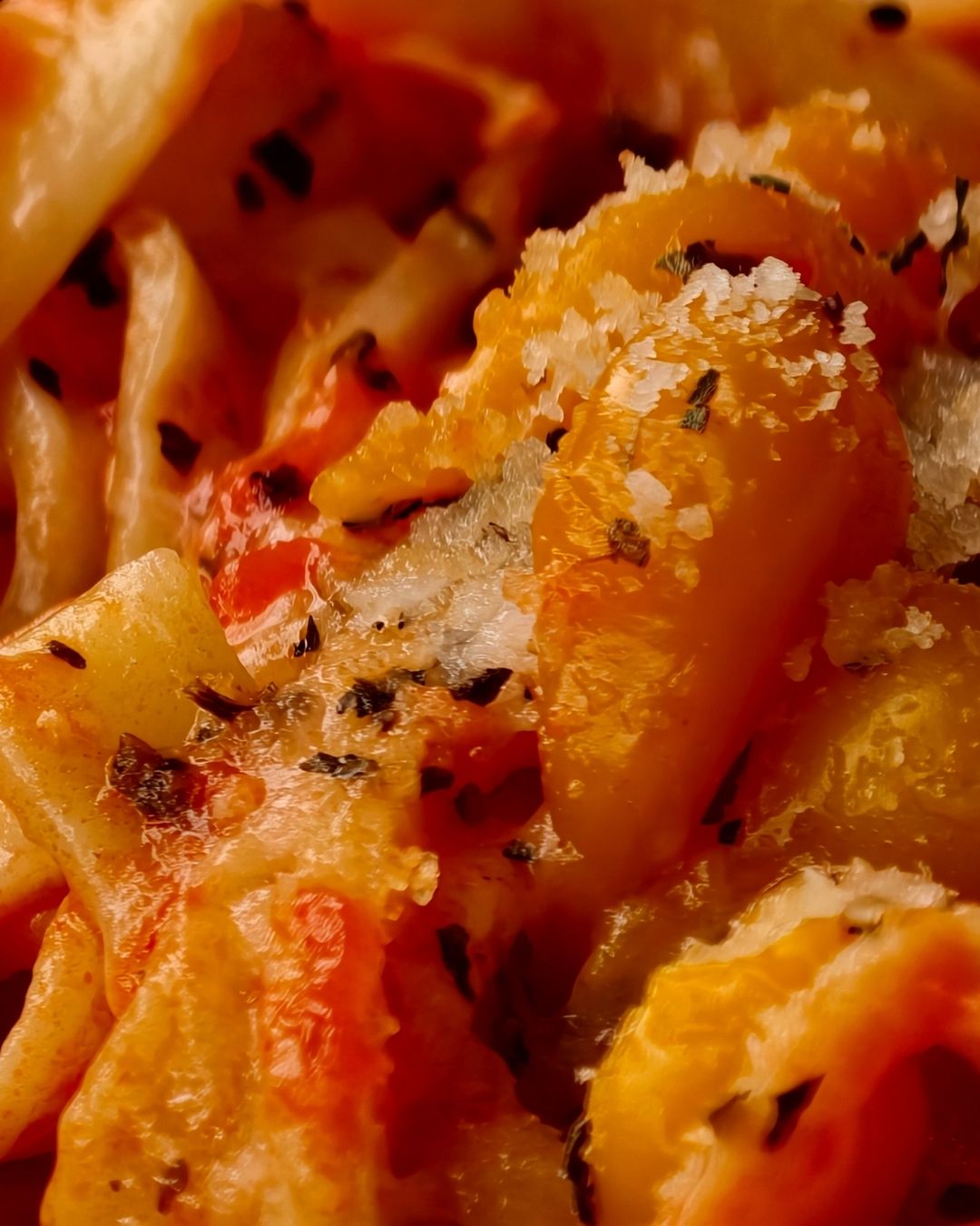 Makaron tagiatelle z papryczką