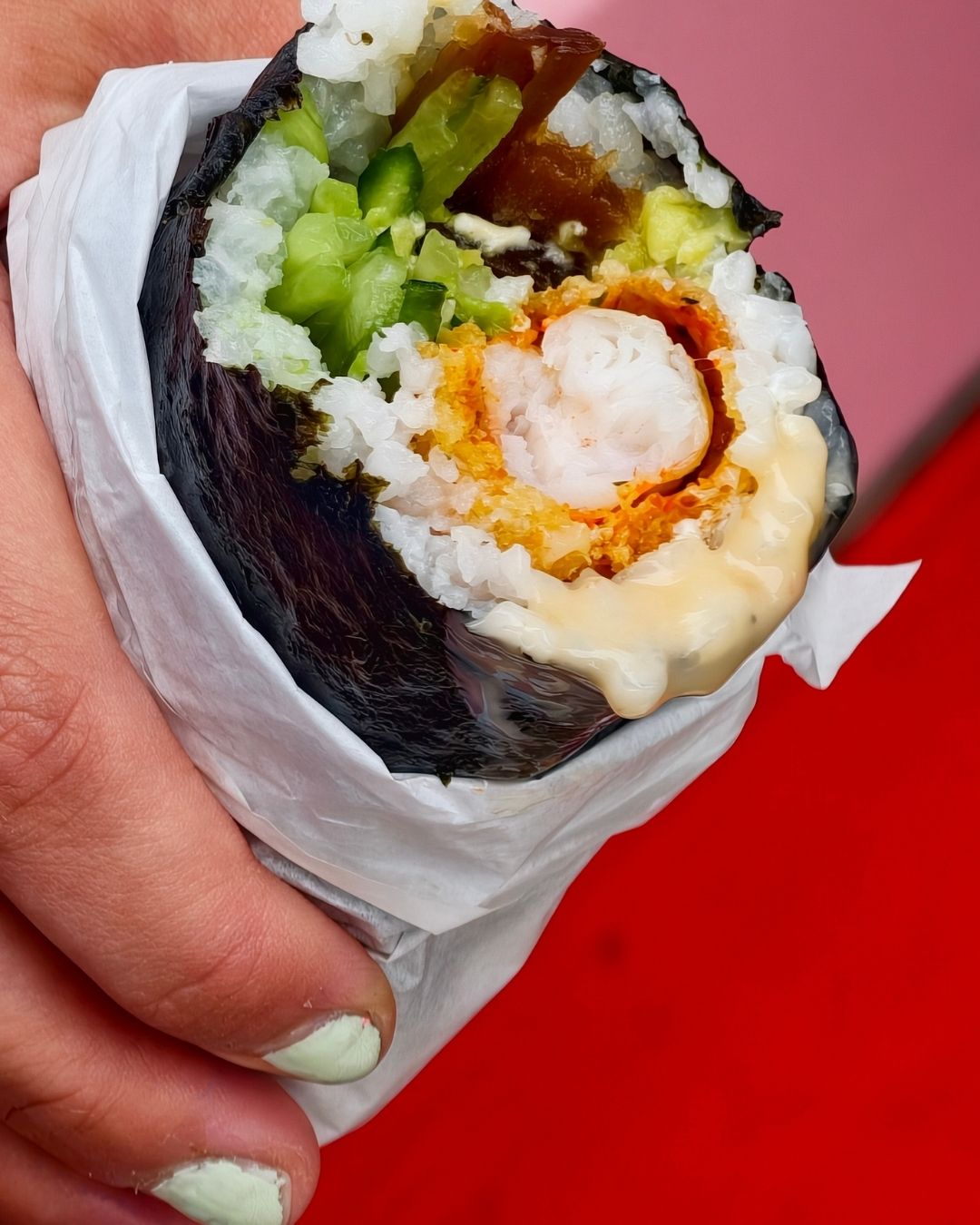 Shrimpy rolka w środku (2)