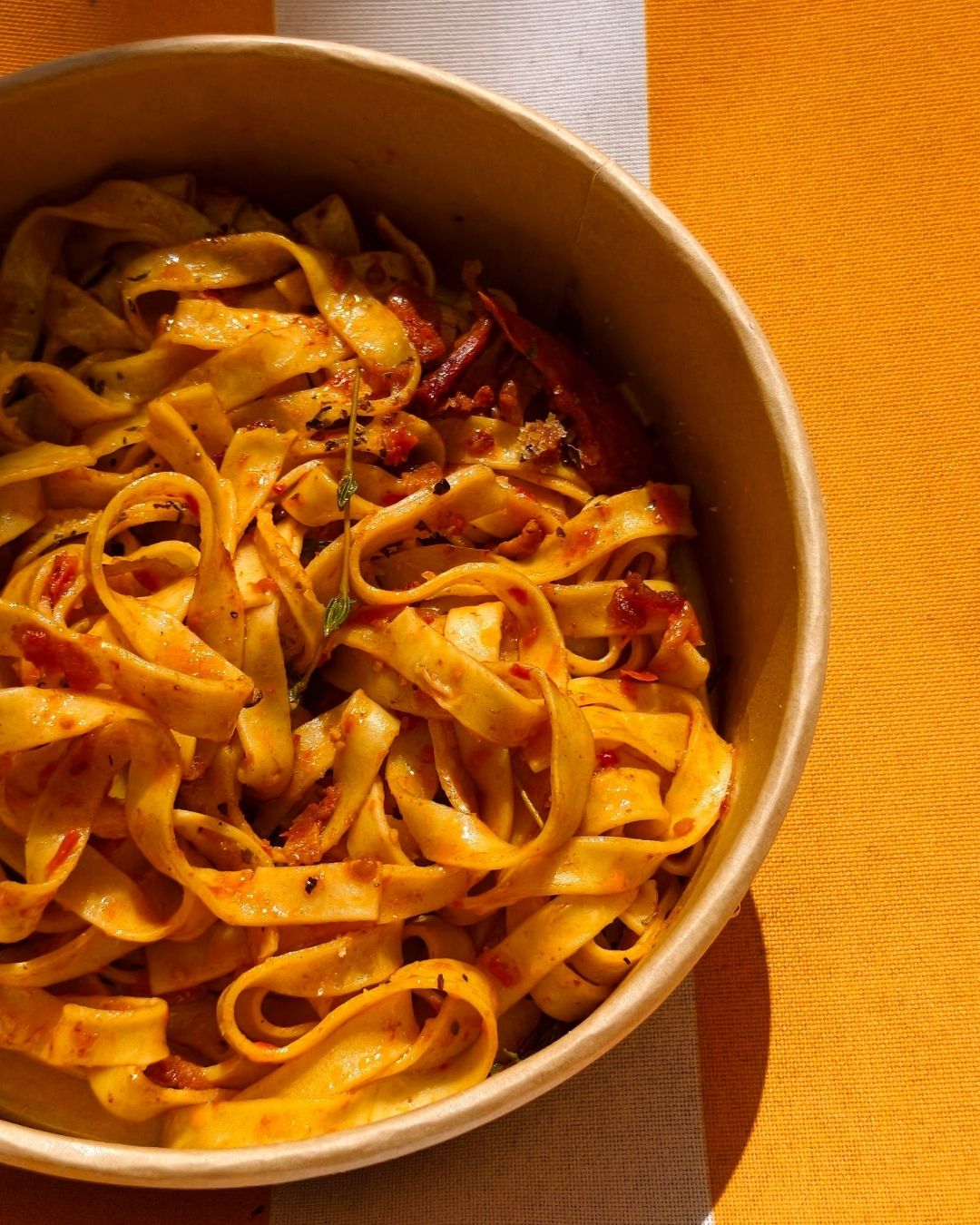Tagiatelle pomidorowe